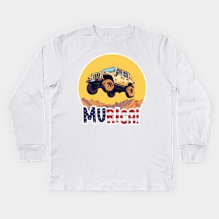 MURICA - Jeep life i Kids Long Sleeve T-Shirt